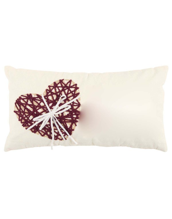 Heart Polyester Filled Decorative Pillow, 11