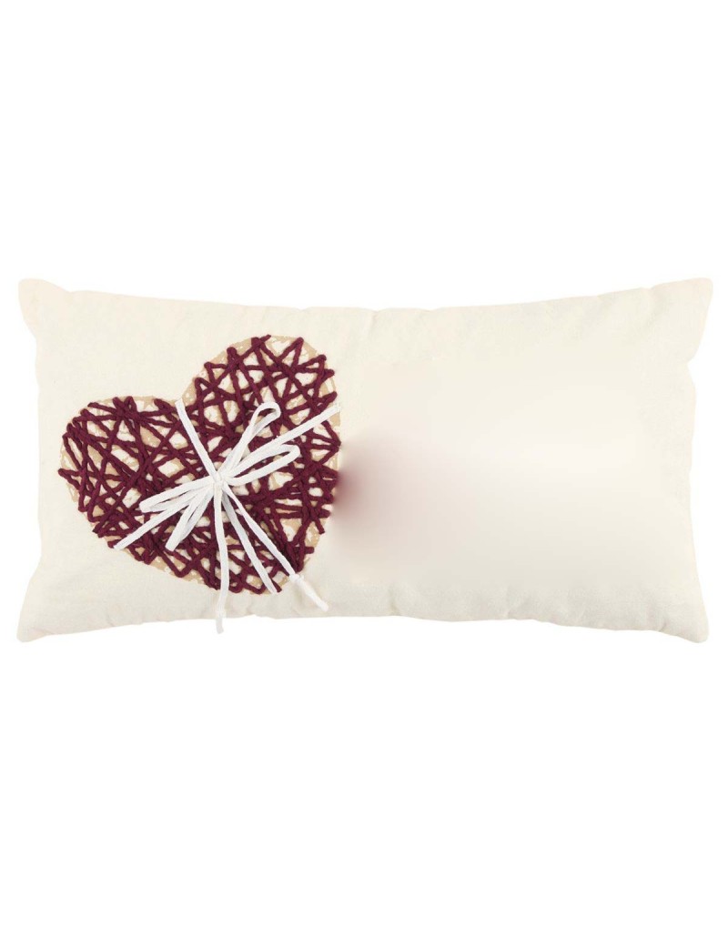 Heart Polyester Filled Decorative Pillow, 11