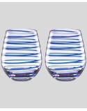 Street Collection 2-Pc. Stemless Wine Glasses Set