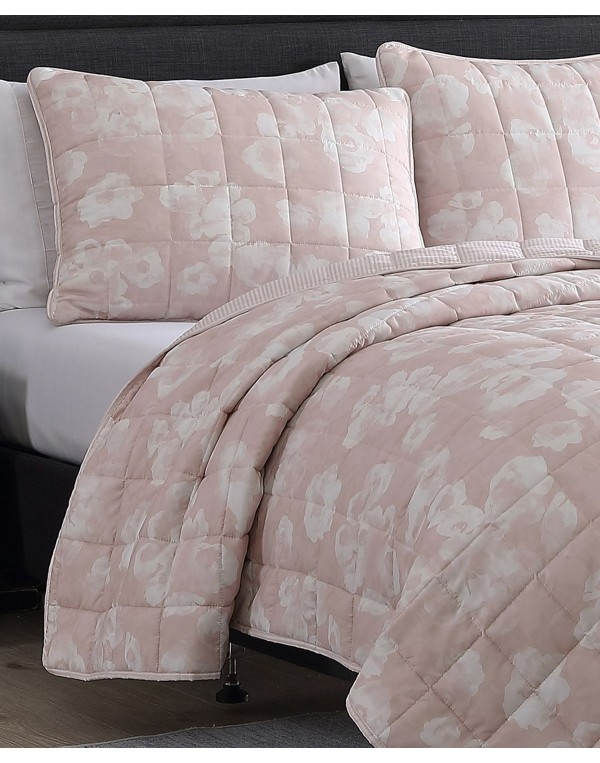 Reversible 3 Piece Quilt Set, Full/Queen