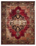 Vintage Red and Multi 8' x 10' Area Rug